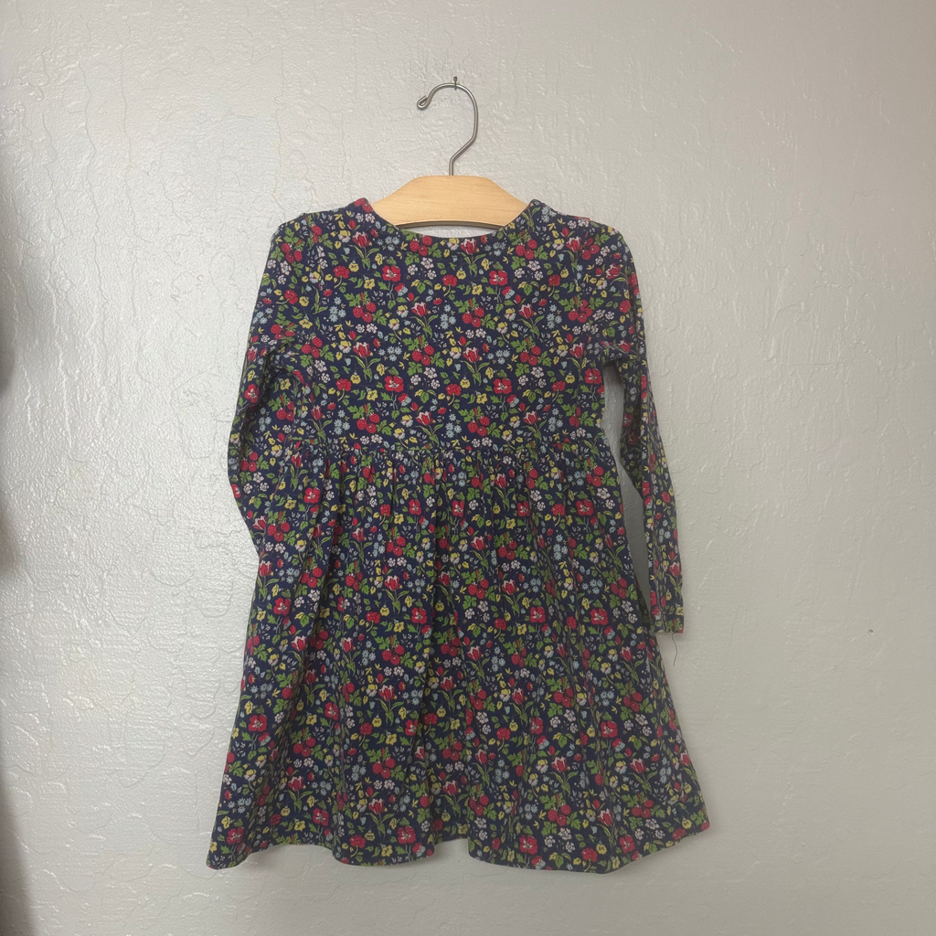 mini boden girls' long-sleeve dress 4-5Y