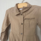 zara girls' khaki dress 2-3Y
