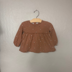zara girls' peplum tee with hearts 18-24M