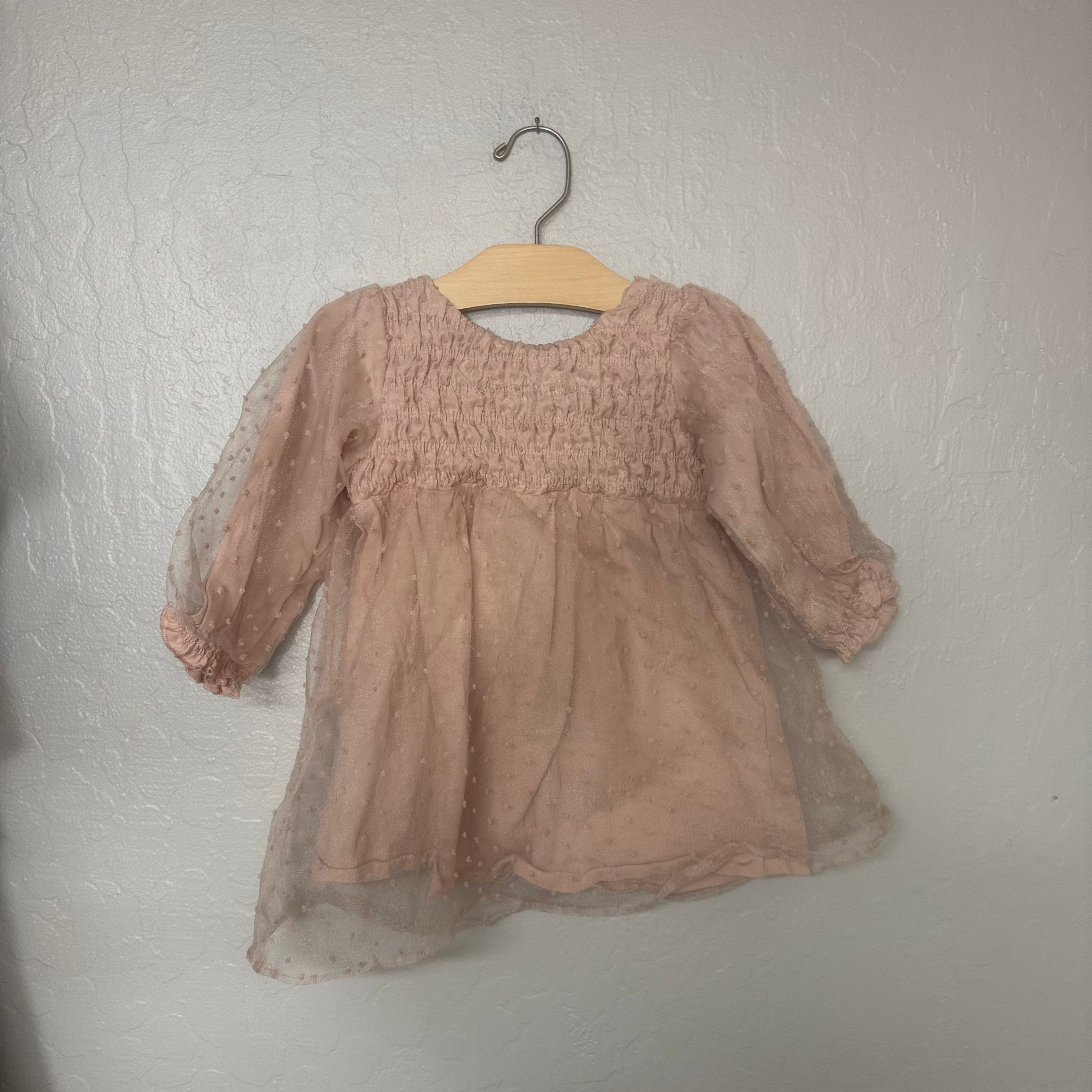 zara girls' tulle dress 18-24M