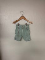 zara boys' green blue shorts 3Y