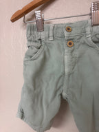 zara boys' green blue shorts 3Y