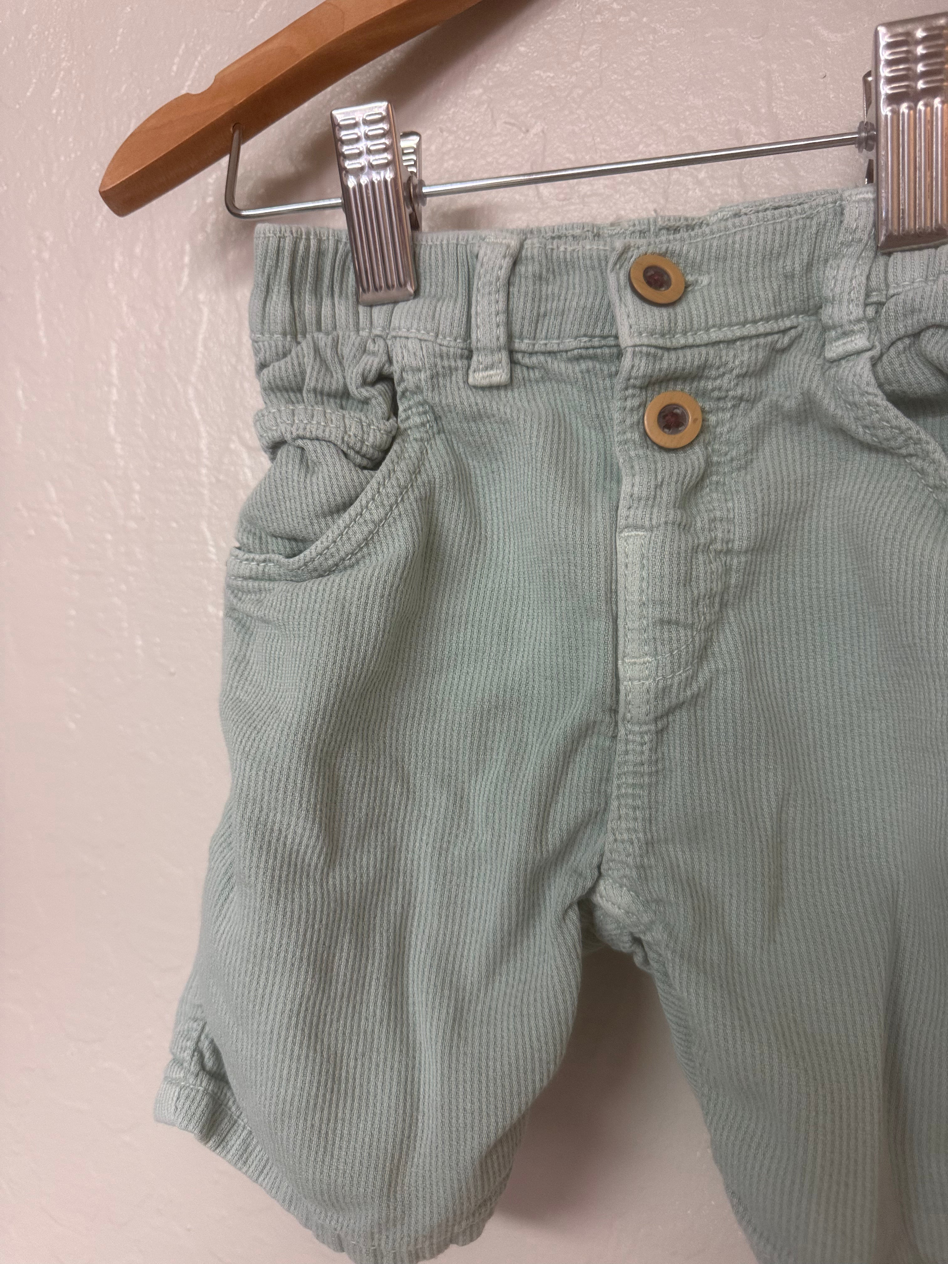 zara boys' green blue shorts 3Y