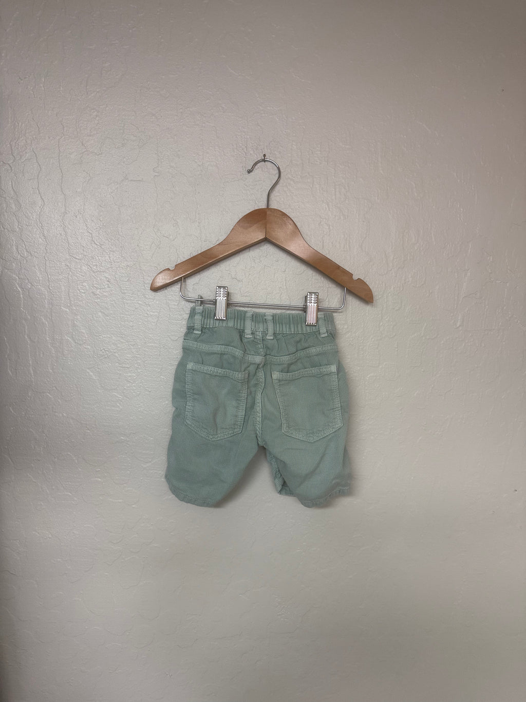 zara boys' green blue shorts 3Y
