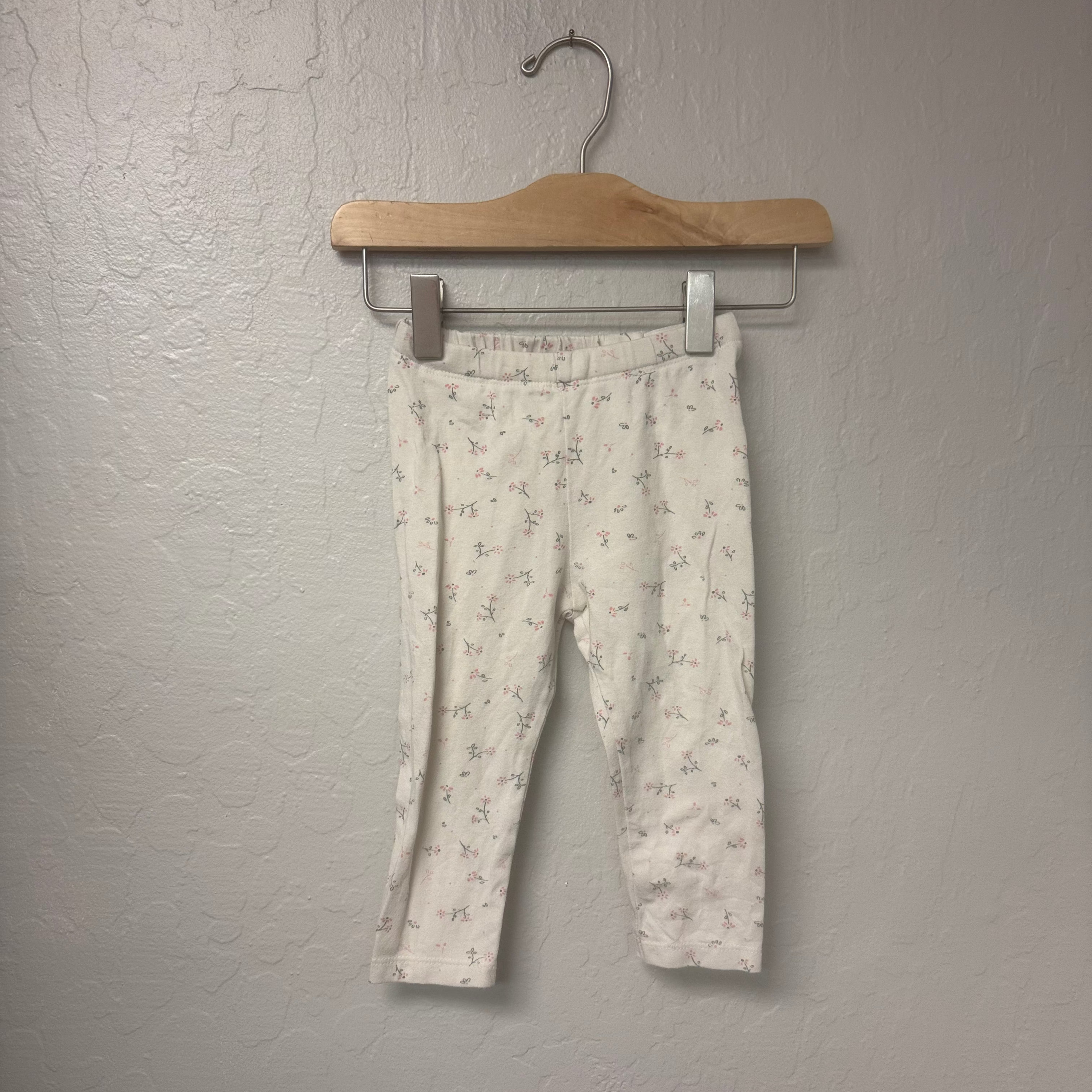 zara x h&m girls' pink sweater / leggings set 12-18M