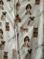 caden lane dog footie 6-12M