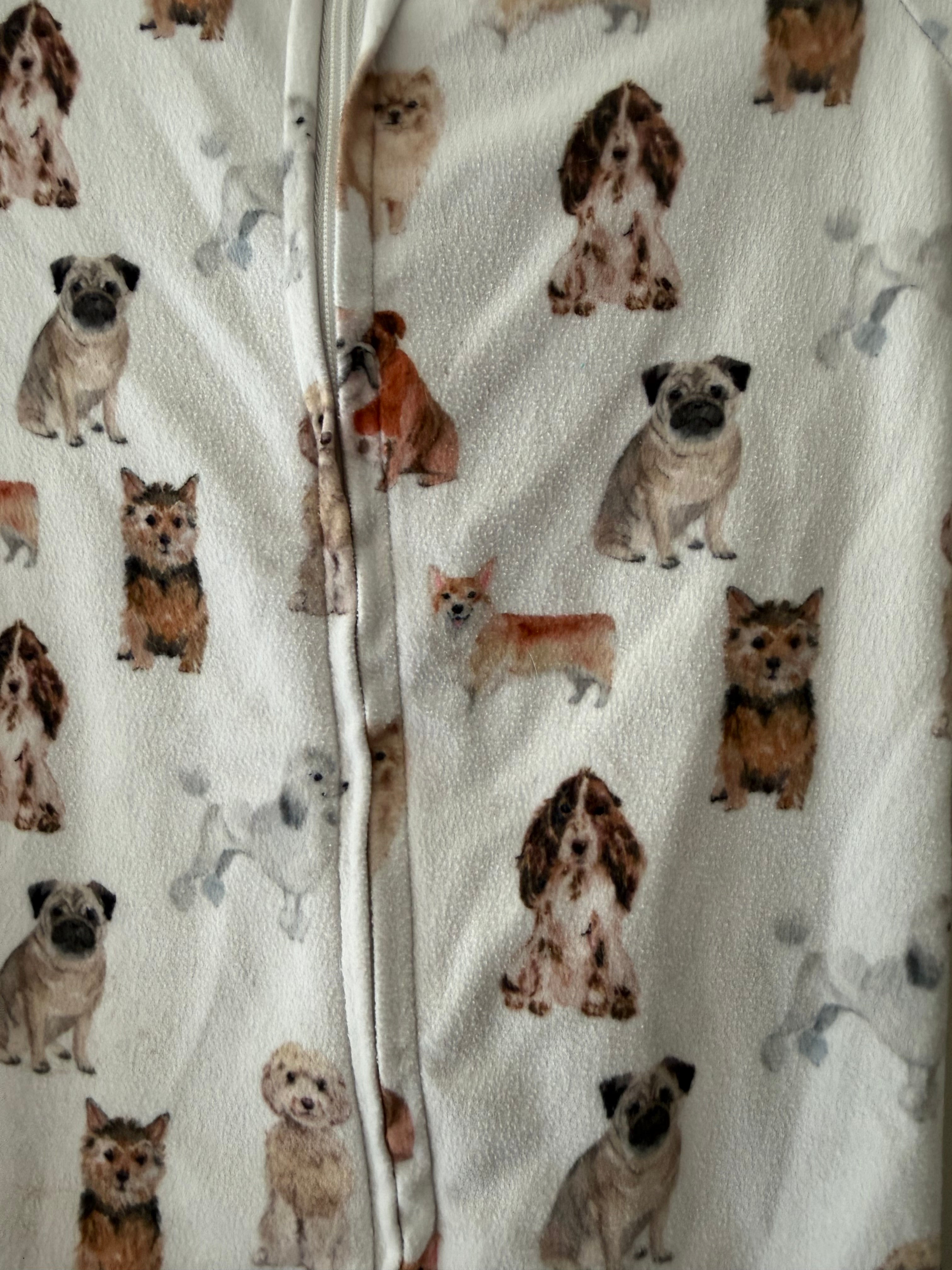 caden lane dog footie 6-12M