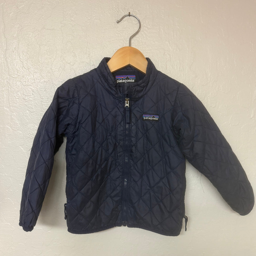 Patagonia Boys' Navy Blue Puffer Jacket 2Y