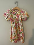 Zara Girls' Floral Puff Sleeve Dress 5-6Y