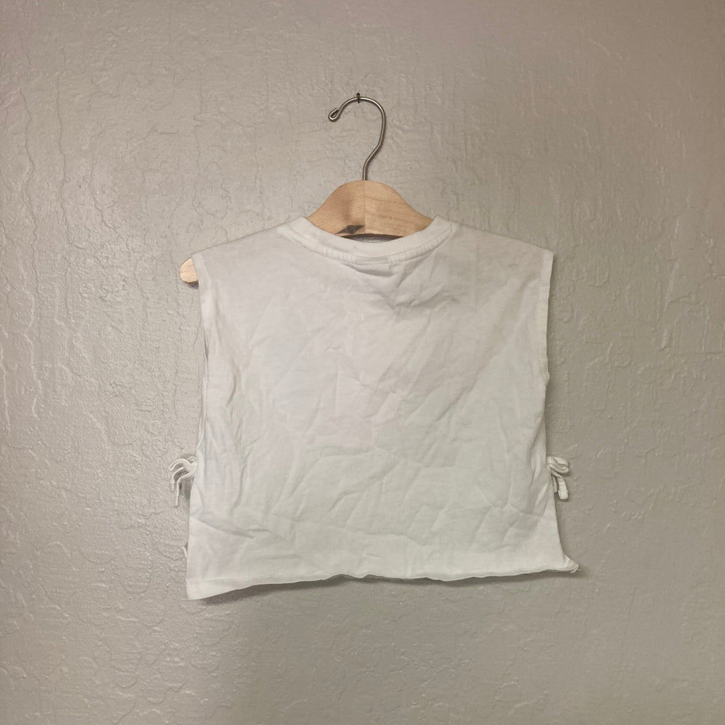 zara girls' stamp tee 6-7Y