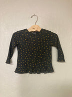 Zara Girl's Floral Long Sleeve Tee