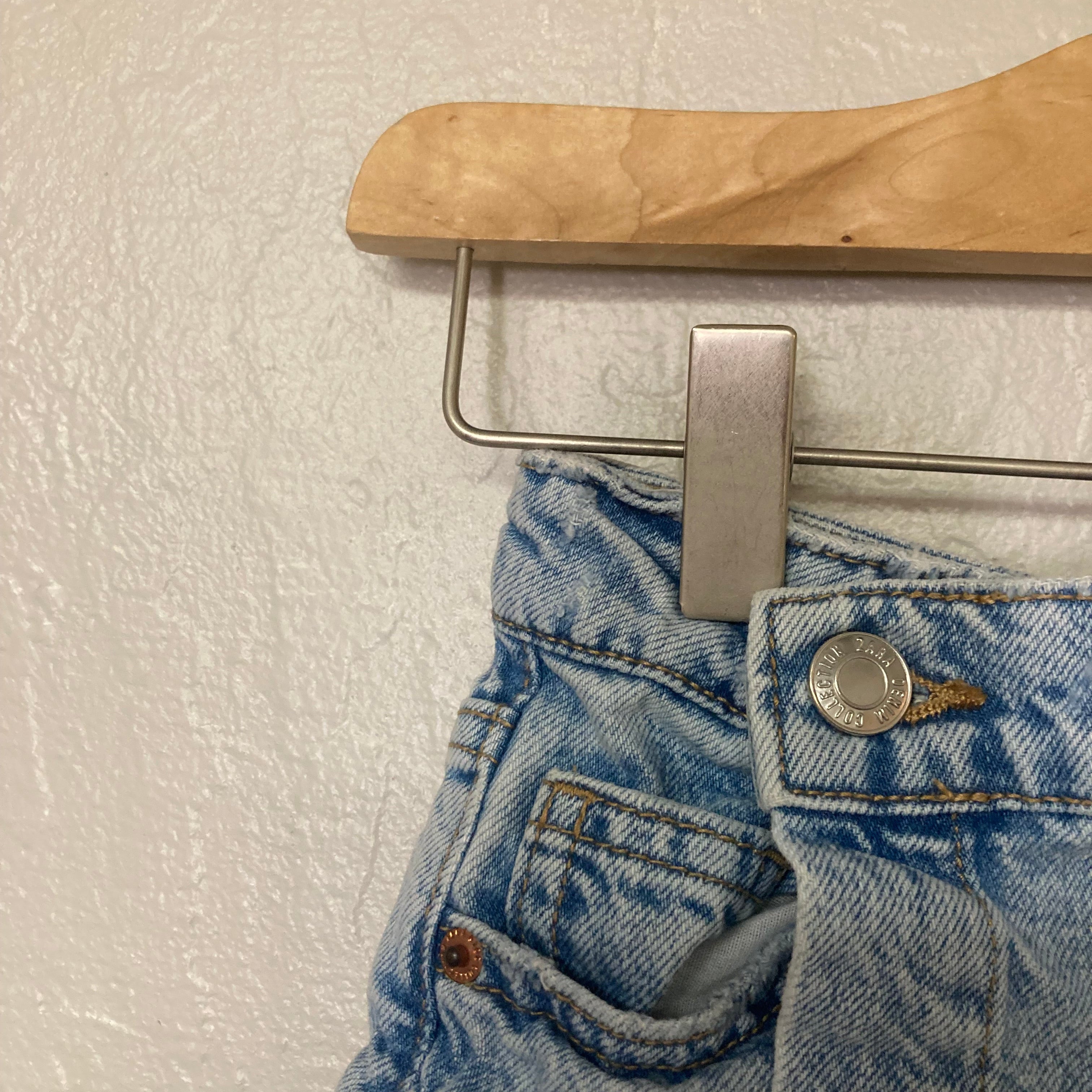 zara girls' denim skort 6-7Y