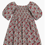 hope & henry girls' floral dress 6Y