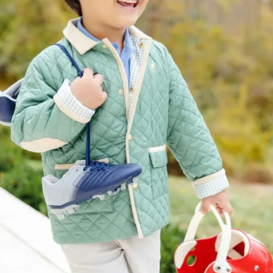 the beaufort bonnet company boys' green jacket 4T