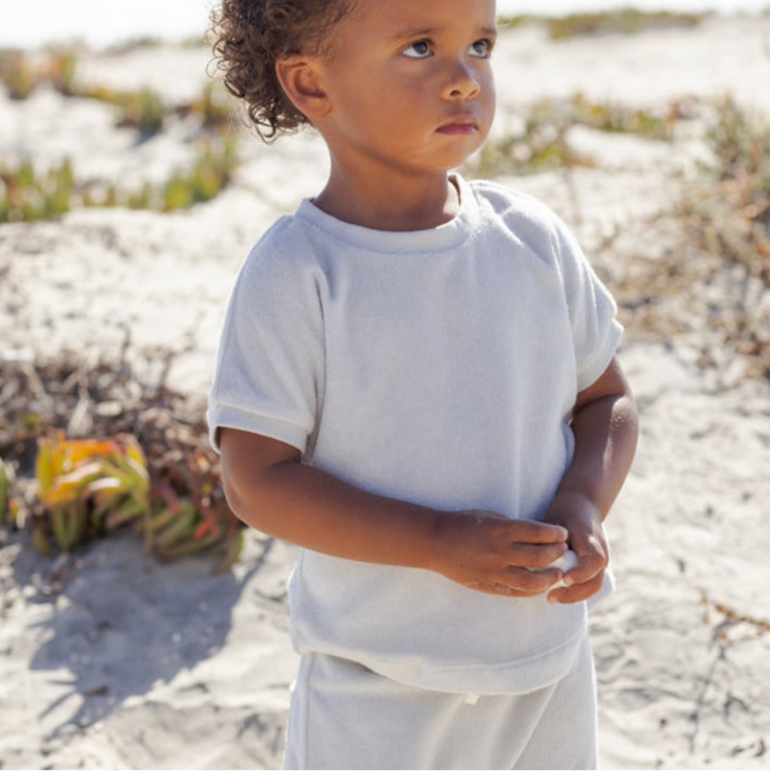 quincy mae gender neutral french terry set 3-6M