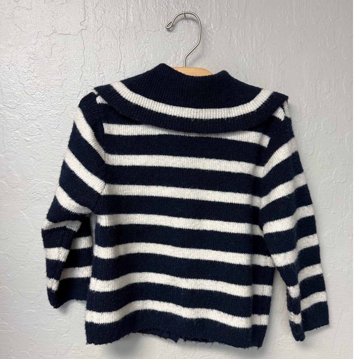 zara girls' striped cardigan 3-4Y