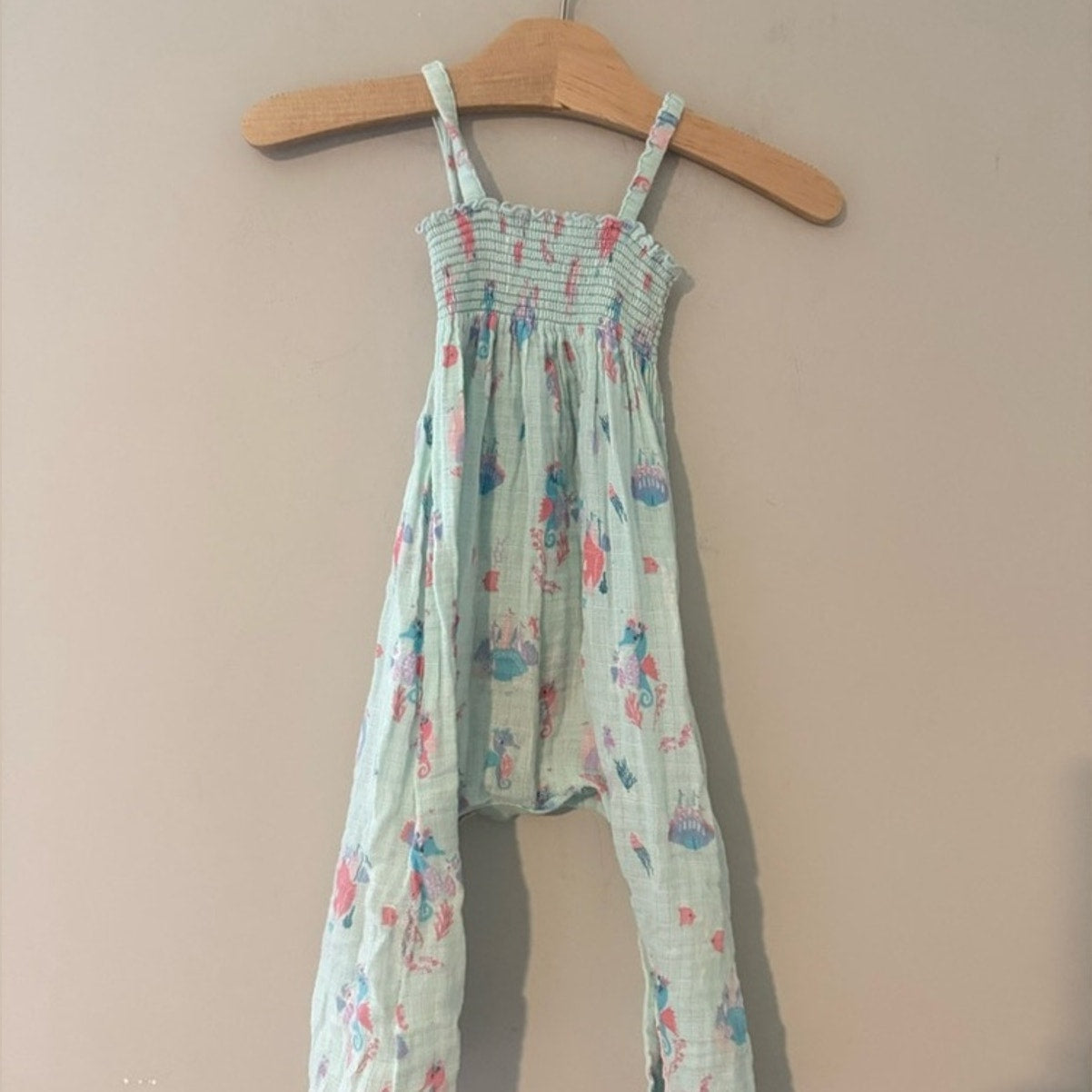 angel dear girls' romper seahorse 12-18M