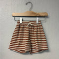 zara cream orange stripe shorts 3Y