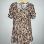 zara girls' mini floral dress 11-12Y