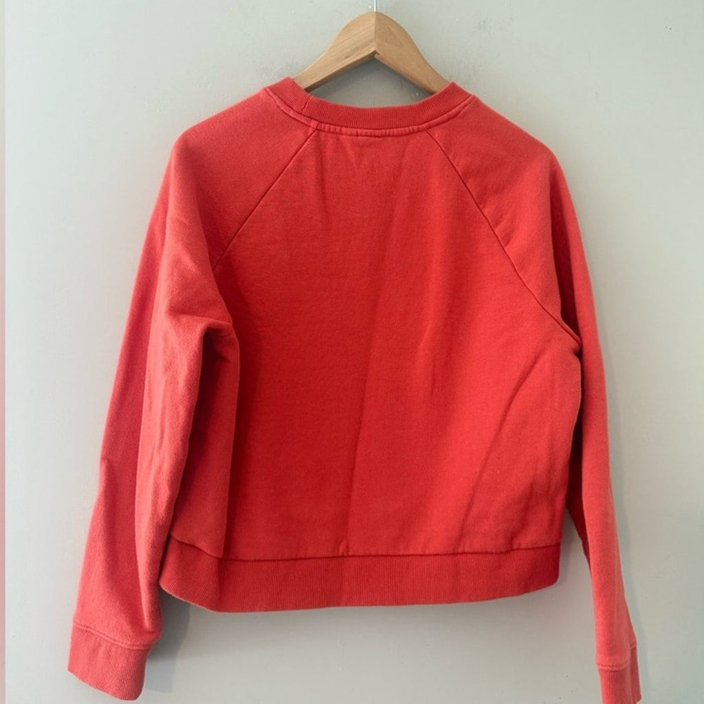 vans red sweatshirt small