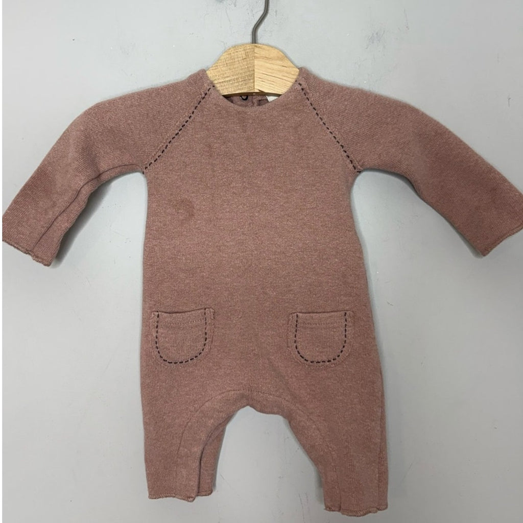 1 + in the family girls' pink romper 3M