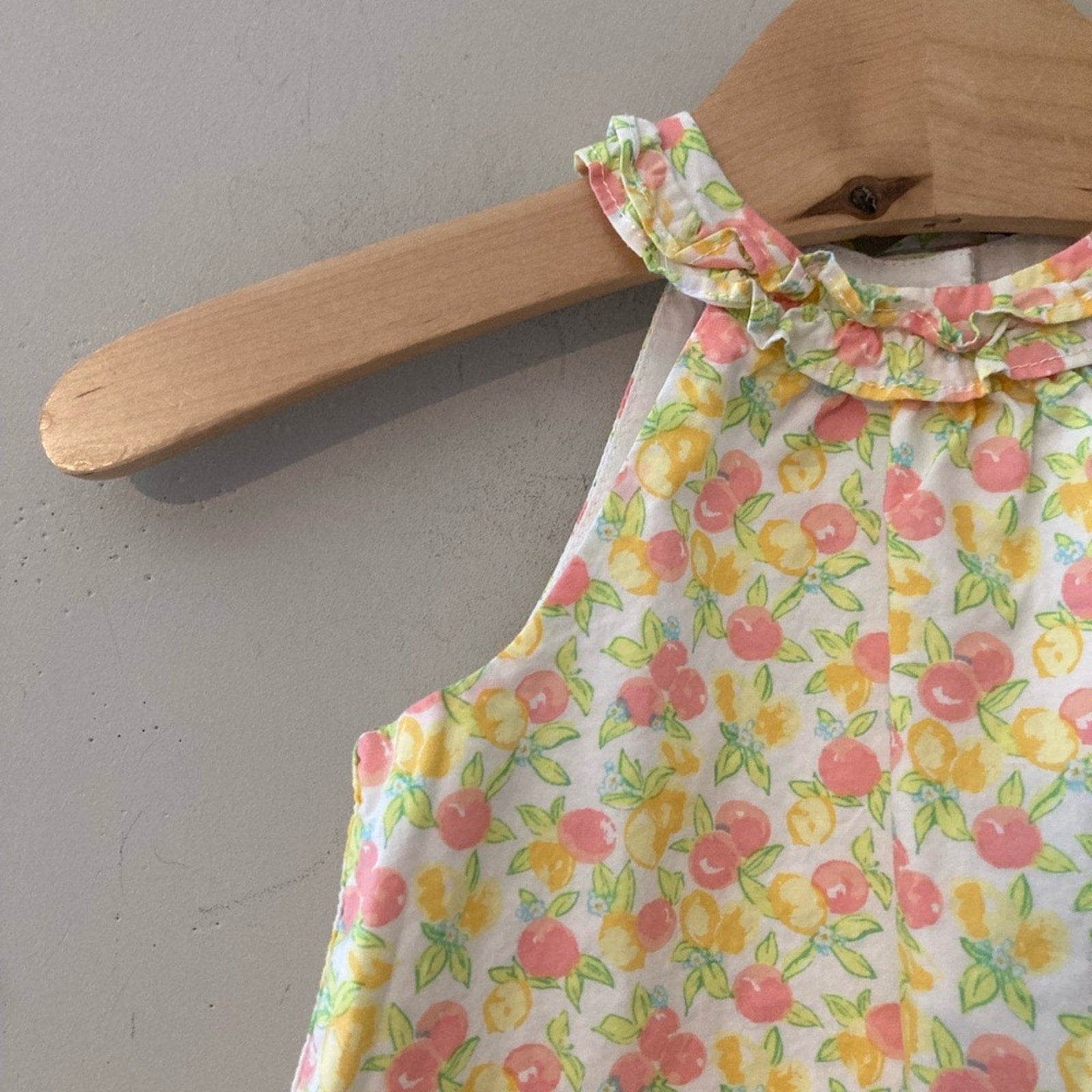 janie and jack girls' fruit romper 6-12M