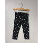 zara black polka dot jeans 2-3Y