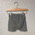 mebie baby gender neutral stripe shorts 2T