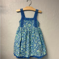 joie blue green sundress 4Y