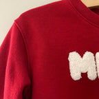 cat & jack red merry sweatshirt 3T