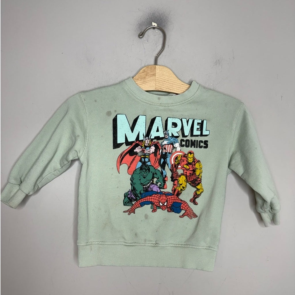 zara x marvel boys sweatshirt 2T