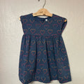 tea collection girls' heart print dress 4Y