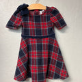 janie and jack plaid bow dress 4Y