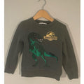 h&m x jurassic world sequin flip sweatshirt 3-4Y