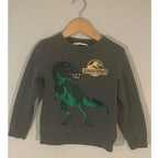 h&m x jurassic world sequin flip sweatshirt 3-4Y