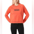 vans red sweatshirt small