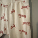 kate quinn cream tiger pants 3-6M