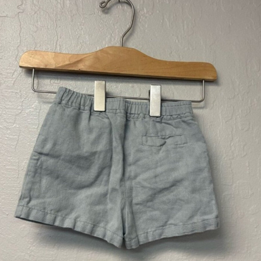 kendi organics boys' blue shorts 6-12M
