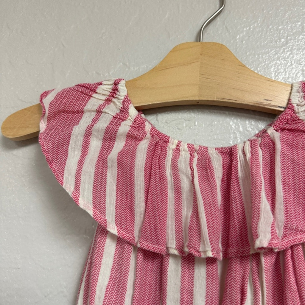 peek little peanut flutter sleeve romper 2T
