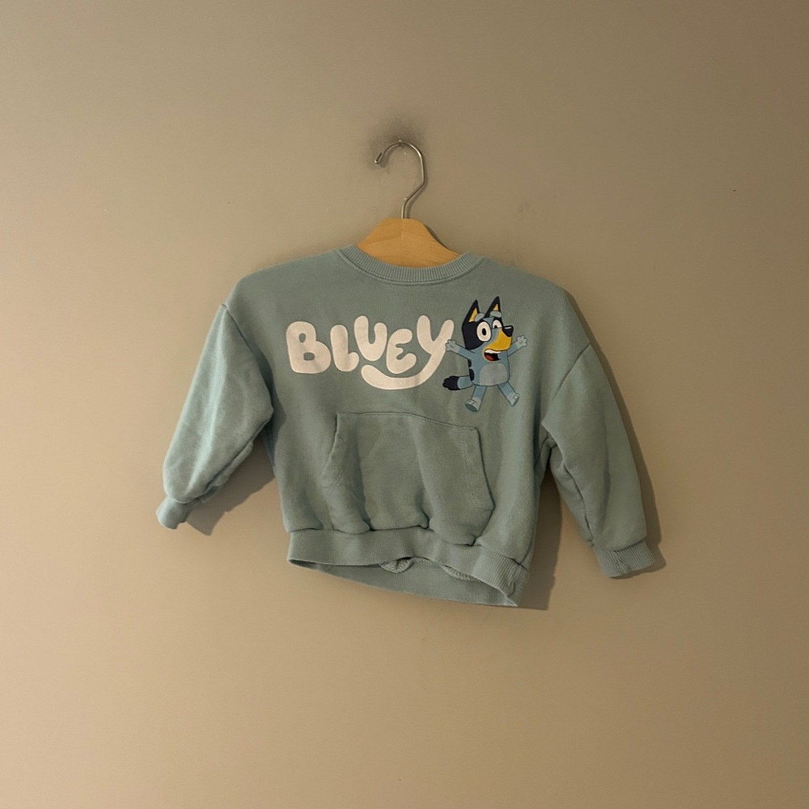 zara x bluey blue sweatshirt 2-3Y