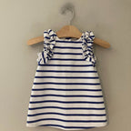janie and jack girls' stripe‎ dress 12-18M