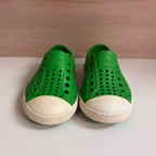 native boys' green water shoes 5c