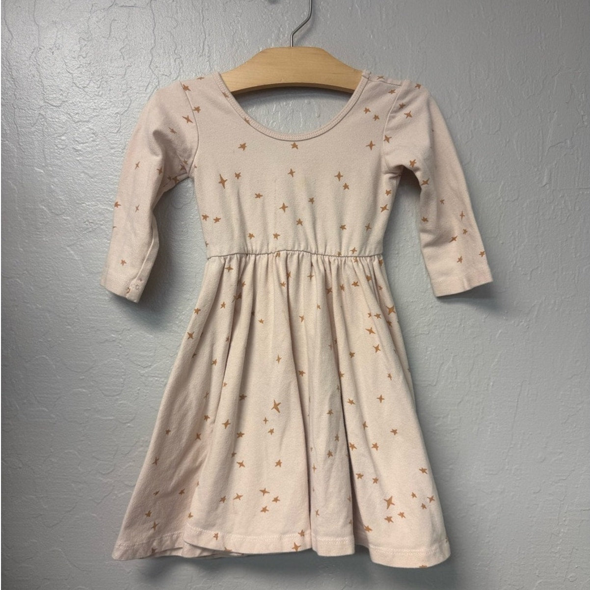 alice + ames cream stars twirl dress 4Y