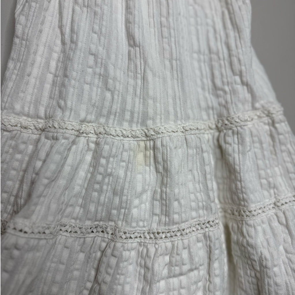 zara dress tiered white 6Y