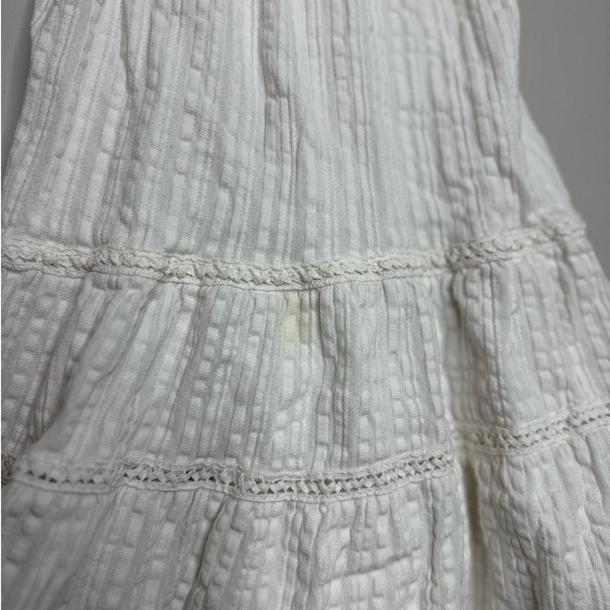 zara dress tiered white 6Y