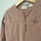 zara boys' salmon henley 12-18M