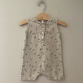 rylee + cru boys' bow tie romper 18-24M