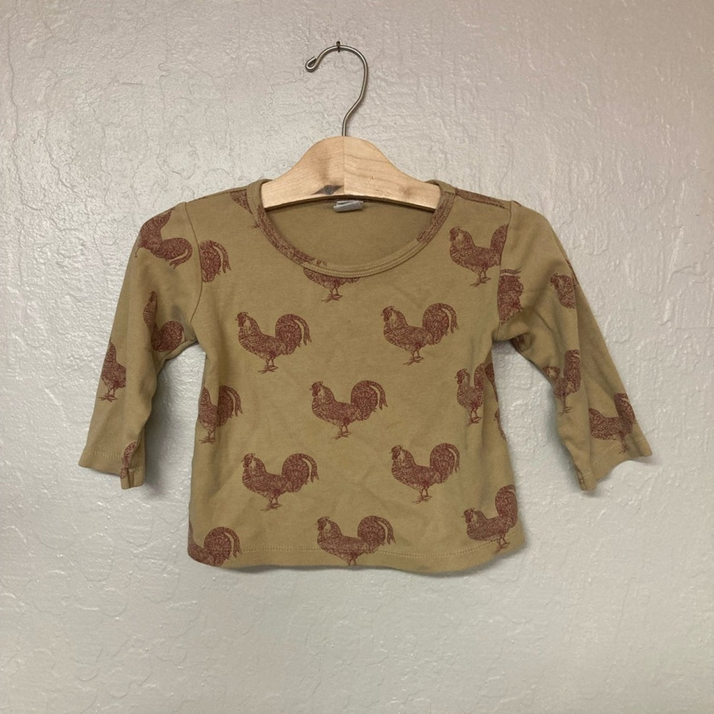 kate quinn rooster long-sleeve tee 3T