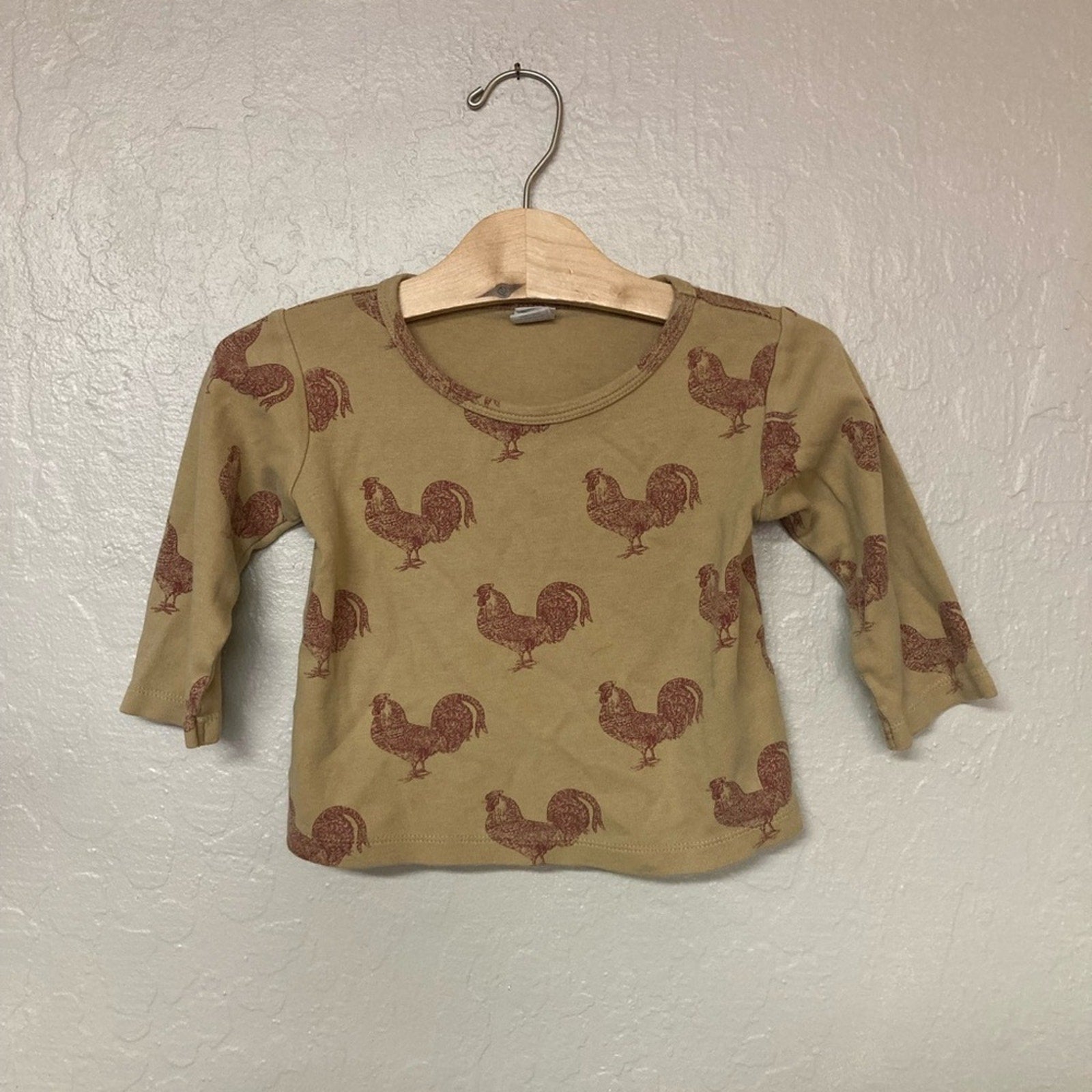 kate quinn rooster long-sleeve tee 3T