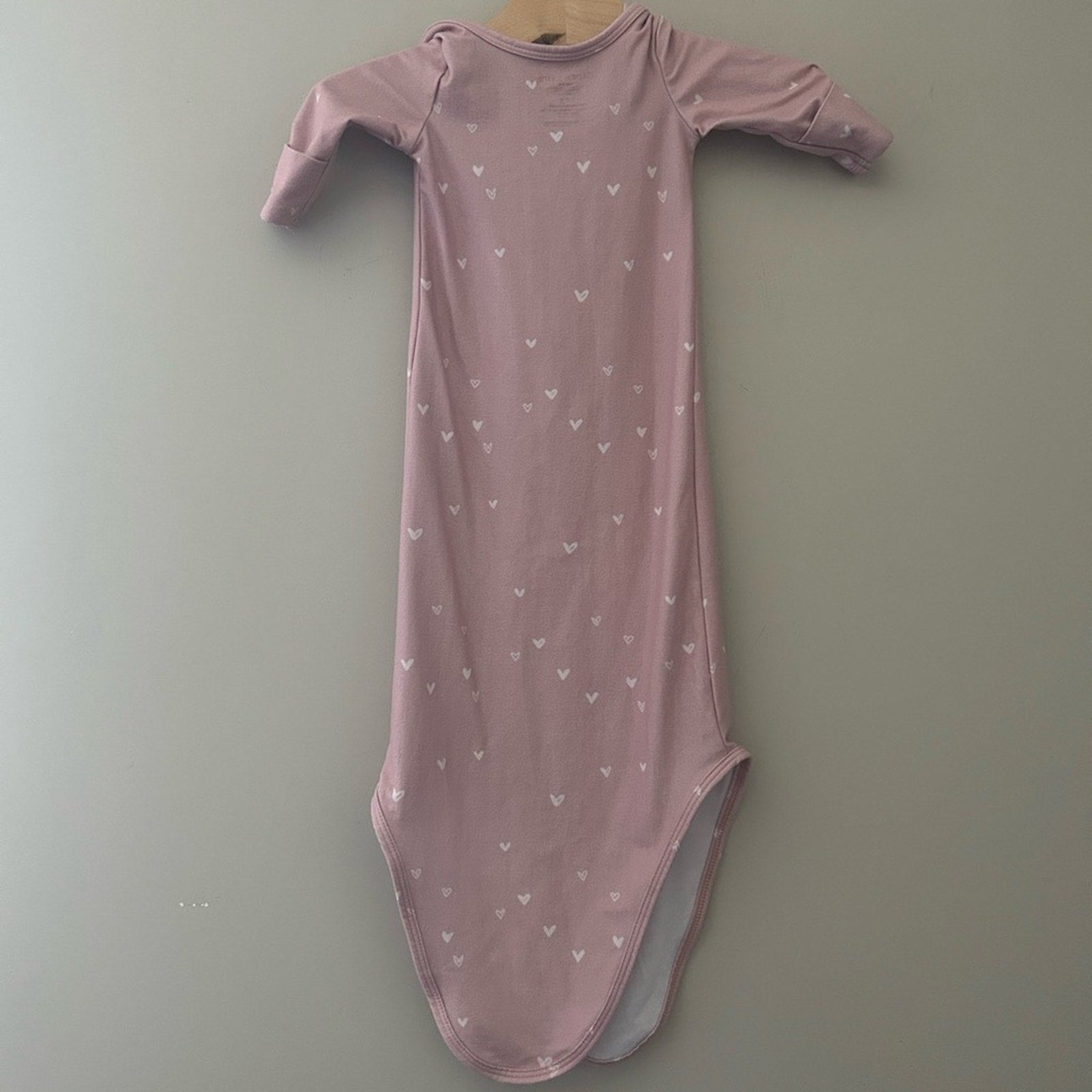 caden lane pink hearts gown 0-3M